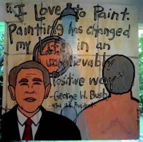 George Bush Painting
